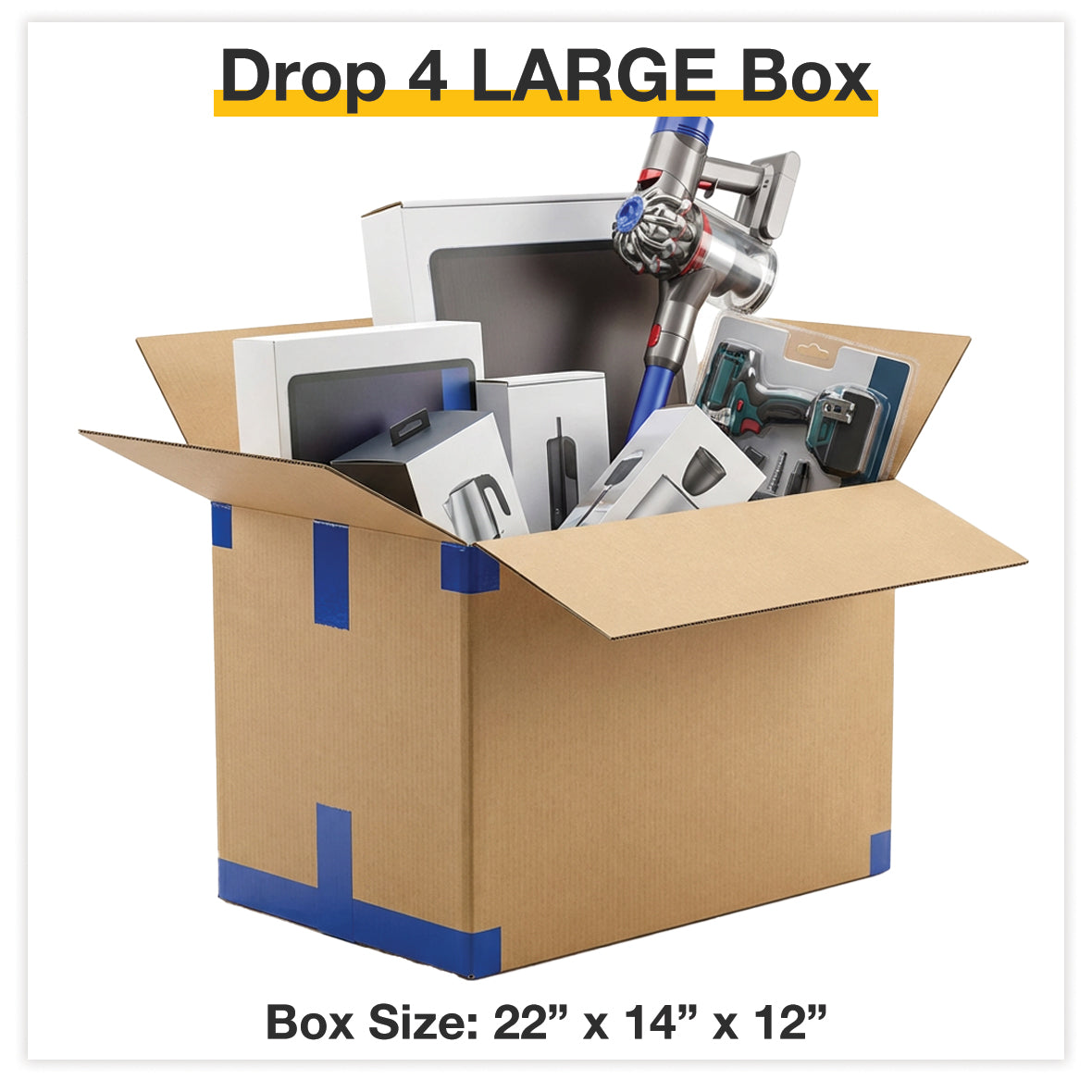 Drop 4 LARGE Mystery Box – Premium Electronics, Toys, Home Finds & Big Surprises (Free Shipping)